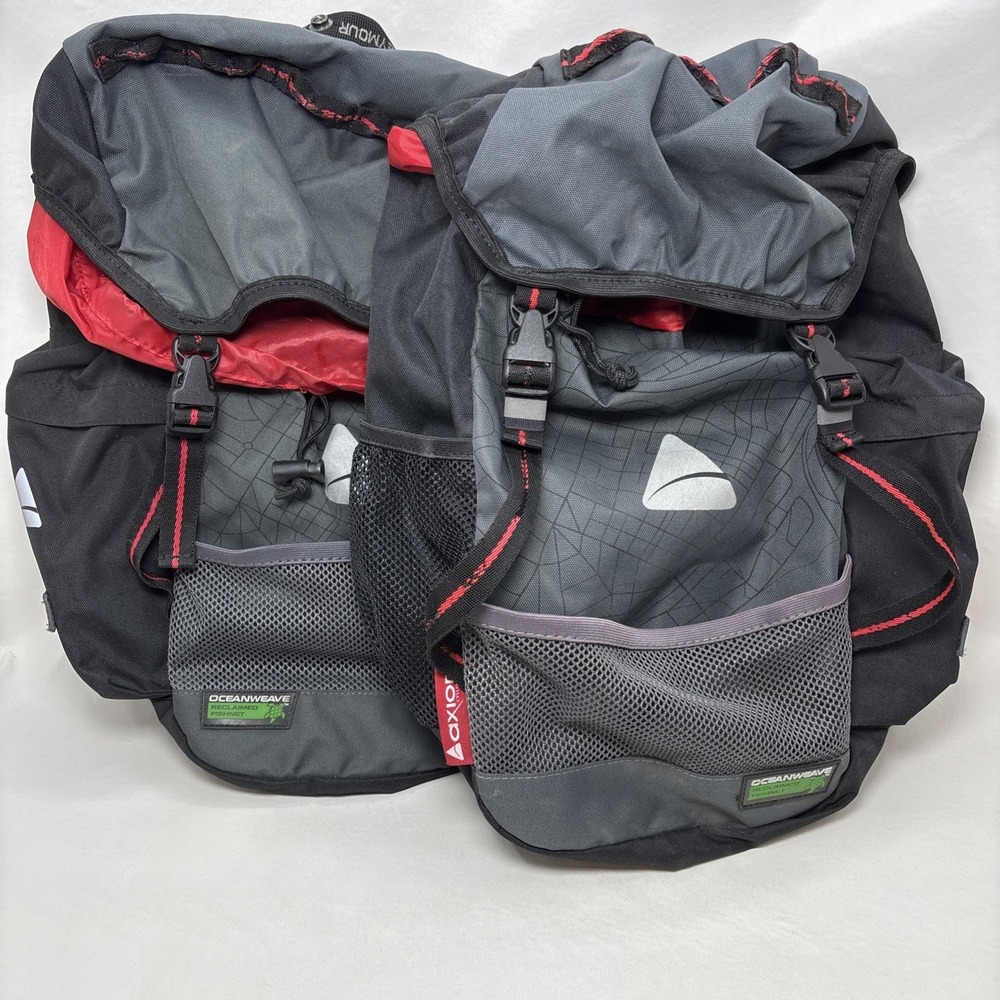 Axiom Seymour Oceanweave 35+ Bike Panniers Pair Saddlebags Commuter Bags Touring